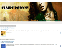 Tablet Screenshot of clairerobyns.com